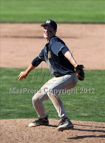 Thumbnail 2 in Notre Dame vs. Oakfield-Alabama (Rotary Tournament) photogallery.