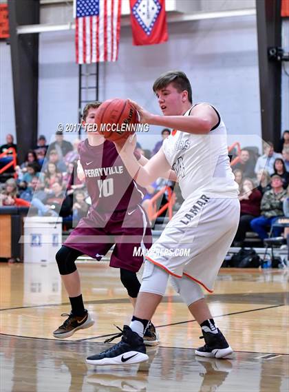 Thumbnail 1 in Perryville vs Lamar  (AAA 3A 2nd Round Conference Playoff) photogallery.