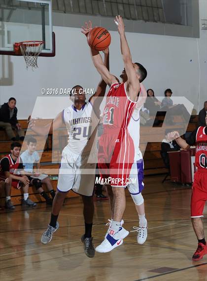 Thumbnail 2 in Glendale vs Valencia (La Canada Tournament) photogallery.