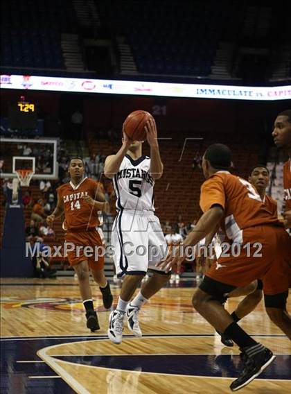Thumbnail 3 in Capital Prep vs. Immaculate (ClAC Class S Final) photogallery.