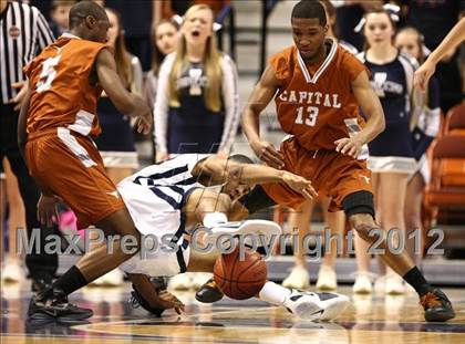 Thumbnail 3 in Capital Prep vs. Immaculate (ClAC Class S Final) photogallery.