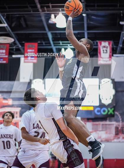Thumbnail 1 in Pyramid Lake vs. Spring Mountain (NIAA Class 1A State Boys Quarterfinal) photogallery.