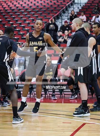 Thumbnail 2 in Pyramid Lake vs. Spring Mountain (NIAA Class 1A State Boys Quarterfinal) photogallery.