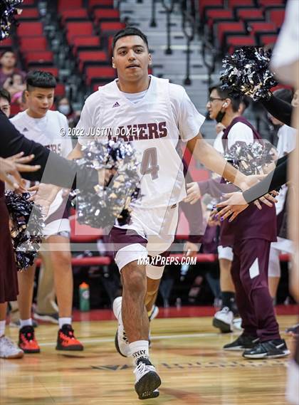 Thumbnail 1 in Pyramid Lake vs. Spring Mountain (NIAA Class 1A State Boys Quarterfinal) photogallery.