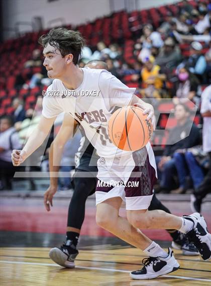 Thumbnail 1 in Pyramid Lake vs. Spring Mountain (NIAA Class 1A State Boys Quarterfinal) photogallery.