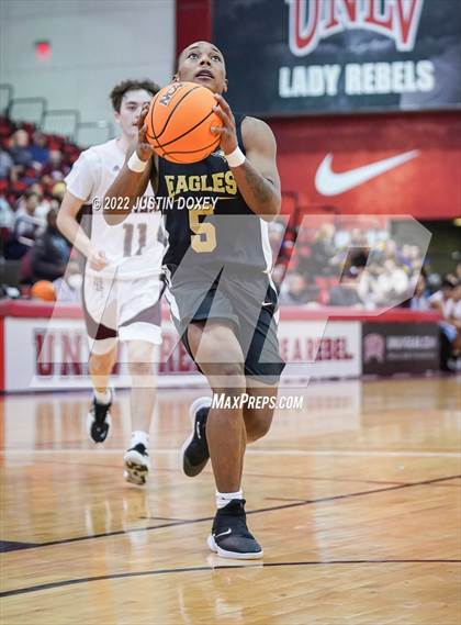 Thumbnail 3 in Pyramid Lake vs. Spring Mountain (NIAA Class 1A State Boys Quarterfinal) photogallery.