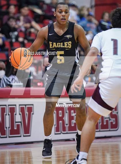 Thumbnail 1 in Pyramid Lake vs. Spring Mountain (NIAA Class 1A State Boys Quarterfinal) photogallery.