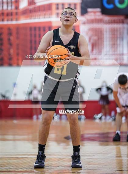 Thumbnail 2 in Pyramid Lake vs. Spring Mountain (NIAA Class 1A State Boys Quarterfinal) photogallery.