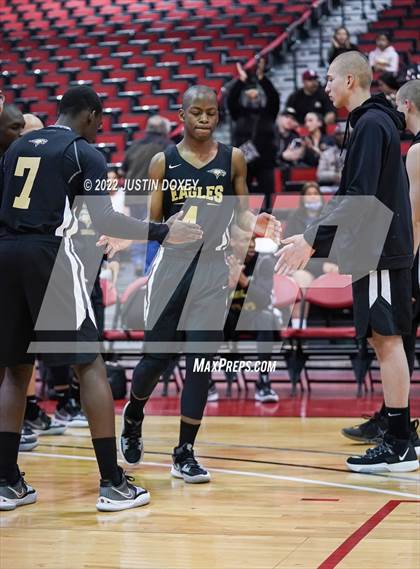 Thumbnail 1 in Pyramid Lake vs. Spring Mountain (NIAA Class 1A State Boys Quarterfinal) photogallery.