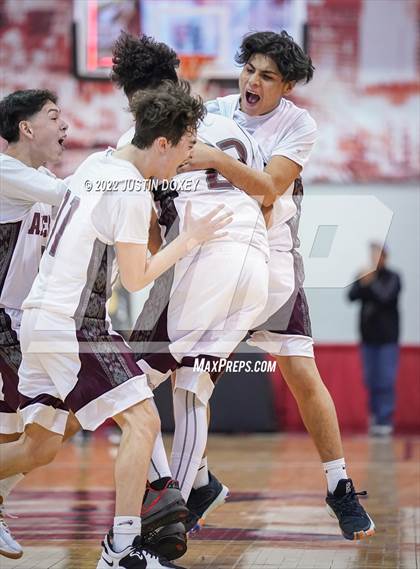 Thumbnail 1 in Pyramid Lake vs. Spring Mountain (NIAA Class 1A State Boys Quarterfinal) photogallery.