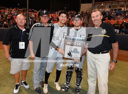 Thumbnail 2 in Foothill vs. Capistrano Valley (CIF SS D1 Final Awards) photogallery.