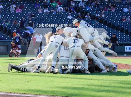 Thumbnail 1 in Flower Mound vs. Pearland (UIL 6A Baseball State Final) photogallery.
