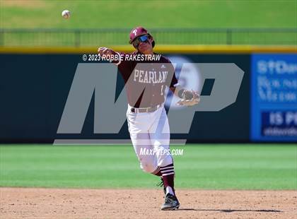 Thumbnail 2 in Flower Mound vs. Pearland (UIL 6A Baseball State Final) photogallery.