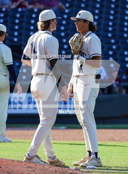 Thumbnail 1 in Flower Mound vs. Pearland (UIL 6A Baseball State Final) photogallery.