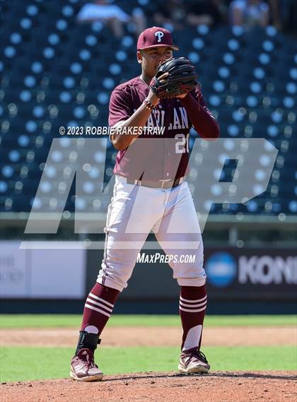 Thumbnail 3 in Flower Mound vs. Pearland (UIL 6A Baseball State Final) photogallery.