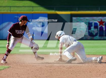 Thumbnail 2 in Flower Mound vs. Pearland (UIL 6A Baseball State Final) photogallery.