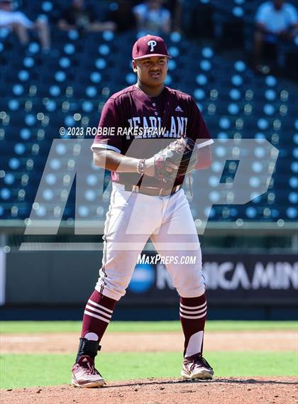 Thumbnail 1 in Flower Mound vs. Pearland (UIL 6A Baseball State Final) photogallery.