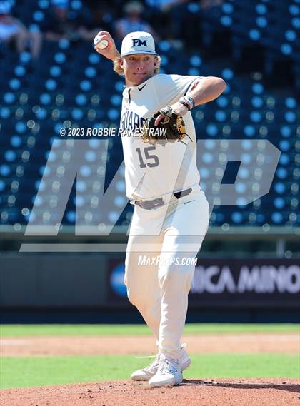 Thumbnail 2 in Flower Mound vs. Pearland (UIL 6A Baseball State Final) photogallery.