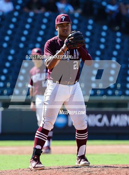 Thumbnail 2 in Flower Mound vs. Pearland (UIL 6A Baseball State Final) photogallery.