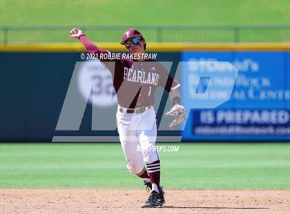 Thumbnail 1 in Flower Mound vs. Pearland (UIL 6A Baseball State Final) photogallery.