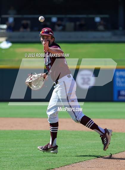 Thumbnail 2 in Flower Mound vs. Pearland (UIL 6A Baseball State Final) photogallery.