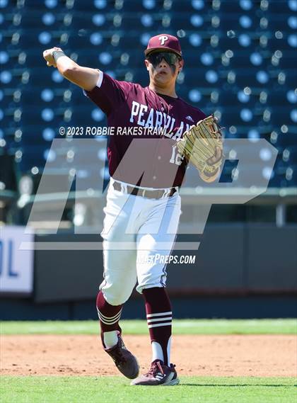 Thumbnail 2 in Flower Mound vs. Pearland (UIL 6A Baseball State Final) photogallery.