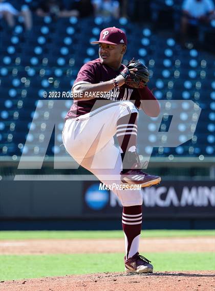 Thumbnail 2 in Flower Mound vs. Pearland (UIL 6A Baseball State Final) photogallery.