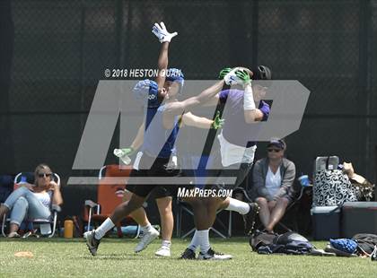 Thumbnail 1 in Charter Oak vs. Valencia (Battle at the Beach 7-on-7) photogallery.