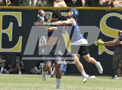 Thumbnail 2 in Charter Oak vs. Valencia (Battle at the Beach 7-on-7) photogallery.