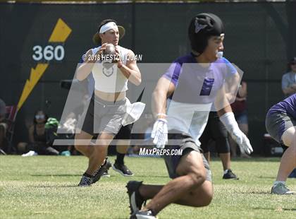Thumbnail 2 in Charter Oak vs. Valencia (Battle at the Beach 7-on-7) photogallery.