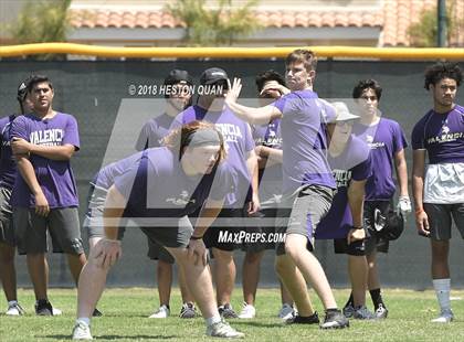 Thumbnail 1 in Charter Oak vs. Valencia (Battle at the Beach 7-on-7) photogallery.