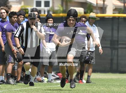 Thumbnail 3 in Charter Oak vs. Valencia (Battle at the Beach 7-on-7) photogallery.