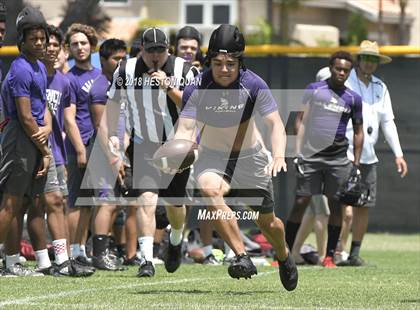 Thumbnail 2 in Charter Oak vs. Valencia (Battle at the Beach 7-on-7) photogallery.