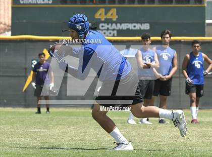 Thumbnail 2 in Charter Oak vs. Valencia (Battle at the Beach 7-on-7) photogallery.