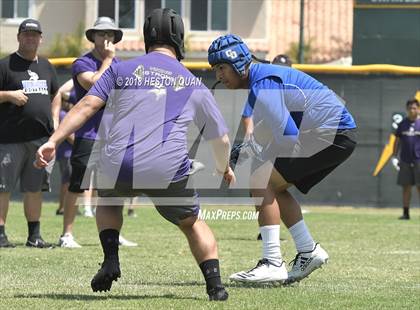Thumbnail 1 in Charter Oak vs. Valencia (Battle at the Beach 7-on-7) photogallery.