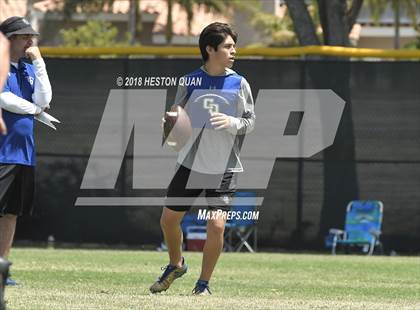 Thumbnail 2 in Charter Oak vs. Valencia (Battle at the Beach 7-on-7) photogallery.