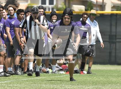 Thumbnail 1 in Charter Oak vs. Valencia (Battle at the Beach 7-on-7) photogallery.
