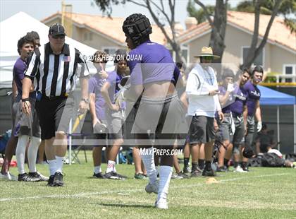 Thumbnail 2 in Charter Oak vs. Valencia (Battle at the Beach 7-on-7) photogallery.