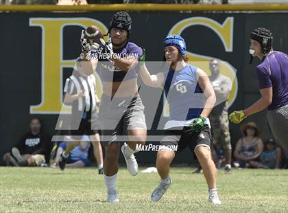 Thumbnail 2 in Charter Oak vs. Valencia (Battle at the Beach 7-on-7) photogallery.
