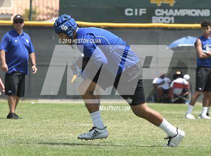 Thumbnail 1 in Charter Oak vs. Valencia (Battle at the Beach 7-on-7) photogallery.
