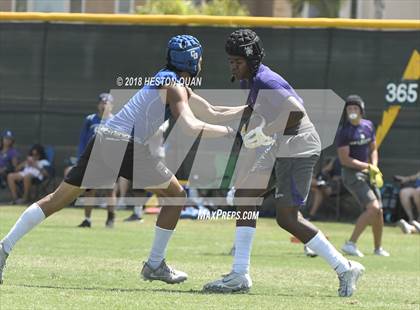 Thumbnail 1 in Charter Oak vs. Valencia (Battle at the Beach 7-on-7) photogallery.