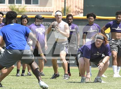 Thumbnail 3 in Charter Oak vs. Valencia (Battle at the Beach 7-on-7) photogallery.