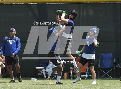 Thumbnail 3 in Charter Oak vs. Valencia (Battle at the Beach 7-on-7) photogallery.
