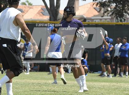 Thumbnail 1 in Charter Oak vs. Valencia (Battle at the Beach 7-on-7) photogallery.