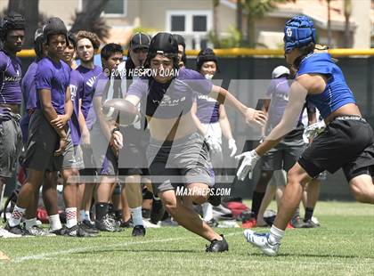 Thumbnail 3 in Charter Oak vs. Valencia (Battle at the Beach 7-on-7) photogallery.