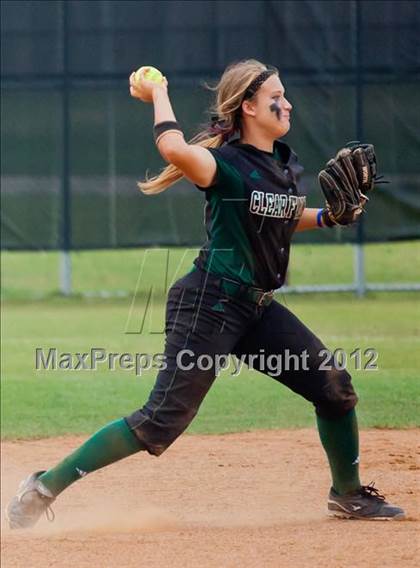 Thumbnail 3 in Clear Falls vs Manvel (UIL 4A Region 3 Quarterfinal Playoff) photogallery.