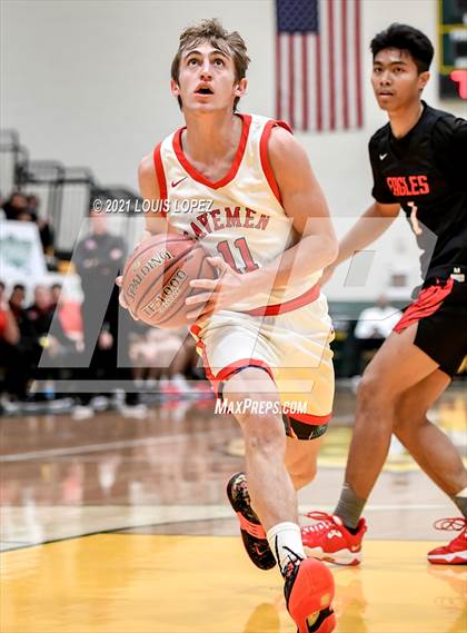 Thumbnail 1 in Etiwanda vs. American Fork (The Classic at Damien) Tournament photogallery.