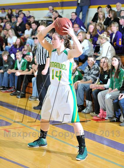 Thumbnail 2 in Eau Claire Immanuel Lutheran @ Clayton (WIAA D5 Regional Final) photogallery.