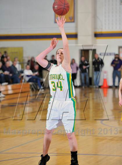 Thumbnail 1 in Eau Claire Immanuel Lutheran @ Clayton (WIAA D5 Regional Final) photogallery.