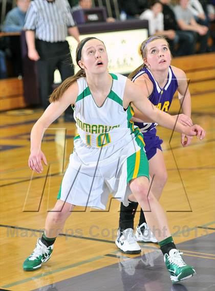 Thumbnail 3 in Eau Claire Immanuel Lutheran @ Clayton (WIAA D5 Regional Final) photogallery.